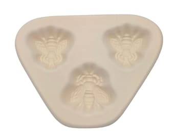 Colour DeVerre Glass Casting Mold Bees 2 Sizes Glass Kiln Frit Pendant Element