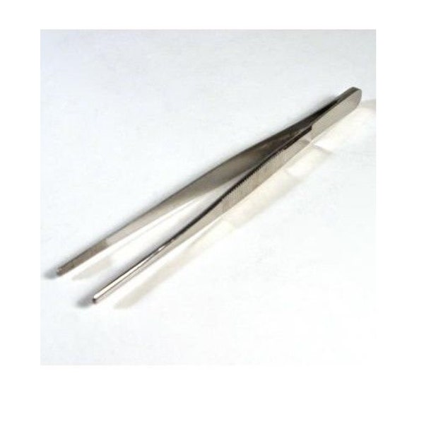 6" Blunt Serrated Tweezers Stainless Steel Lampworking Hot Glass Supplies Tools