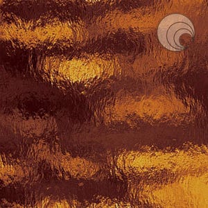 111 Dark Amber Transparent Rough Roll 6 x 6 inch OGT System 96 Sheet Glass 3mm  96COE 96 COE Fusible