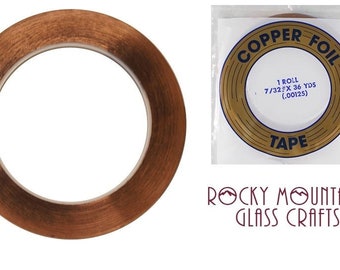 7/32" EDCO Copper Foil Tape For Stained Glass 36 yards Supplies 1mil Supplies