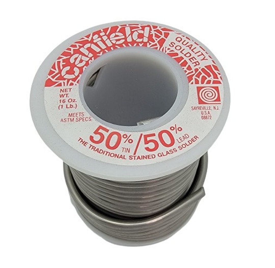 CANFIELD SOLDER 50/50 for Stained Glass Panels Supplies One 