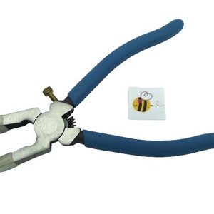 Leaf Masher Plier 6 with PVC Grip for Glass Work