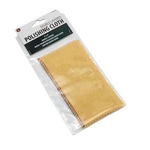 Double Sided Jewelry Polishing Cloth 6x6&quot; Red Rouge Yellow Buffing SE Tools