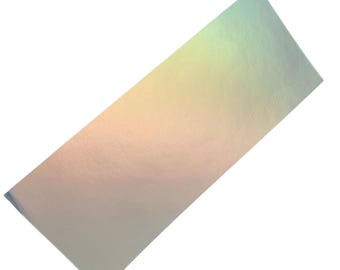 Full Sheet Dicro Slide Dichro Dichroic Coated Paper RAINBOW 3.2 x 8" Works with any COE