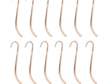 12 Copper Finish Bookmarks 4.75" BEADSMITH Beading Supplies BKMK475CP Shepherd's Hook Book Mark