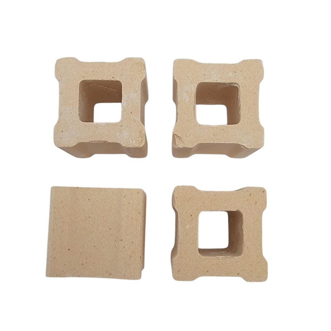 Glass Kiln Posts 1 by 1 Inch (4) Fusing Furniture Post Durable Reusable ...