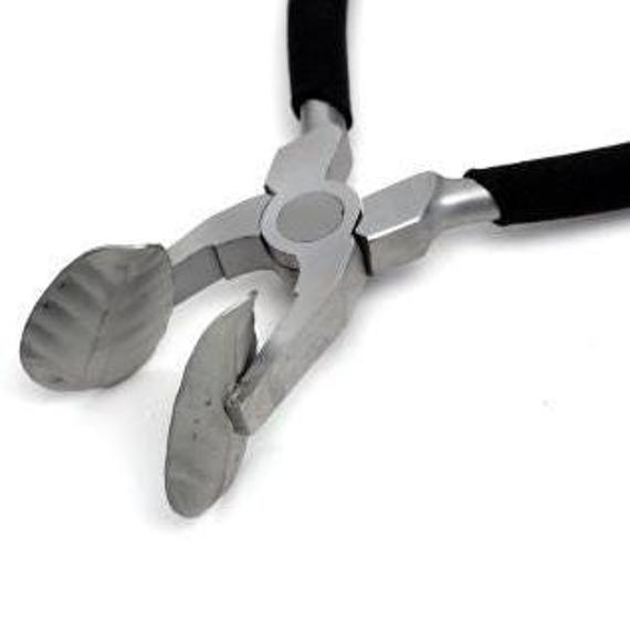 Detailed LEAF Masher Bead Press Stainless Steel Hot Glass Lampworking  Supplies