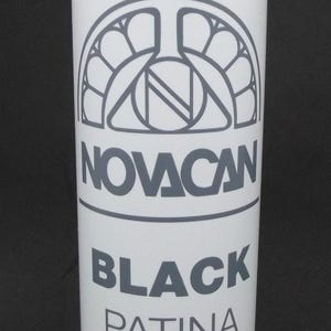 Novacan PATINA BLACK ZINC Framing Came Stained Glass Full Size 8 Ounce Container