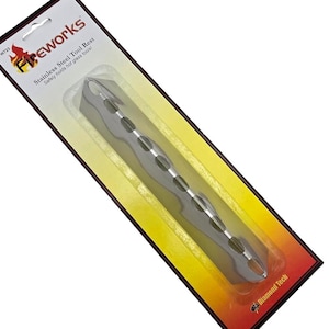 Fireworks Stainless Steel Tool and Glass Rod Set 10 Slots 7-1/2&quot; Lampworking 723