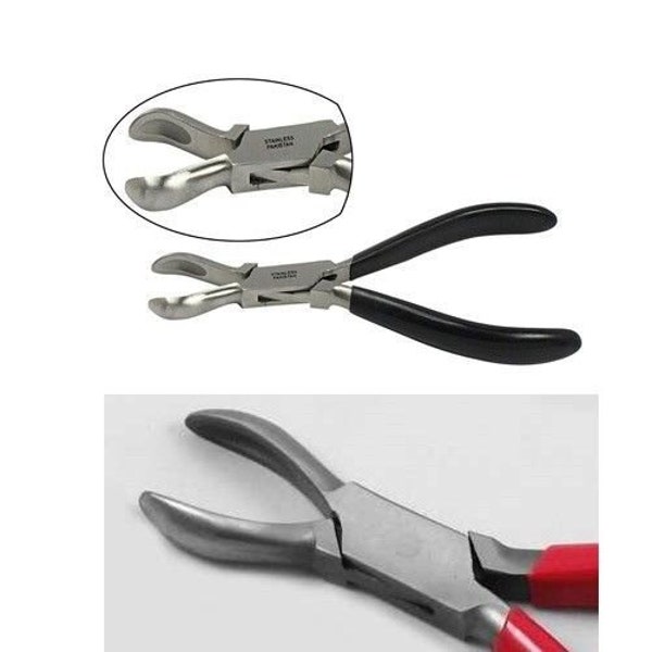 Large Link Ring Closing Rounding Pliers Jewelry Chain Tools 5 3/4" long 729RC SE