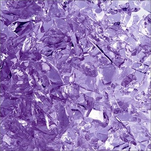 F5 142 Light Purple Transparent COARSE 96 COE Frit 8.5 oz Jar Glass Fusing Supplies System 96 OGT