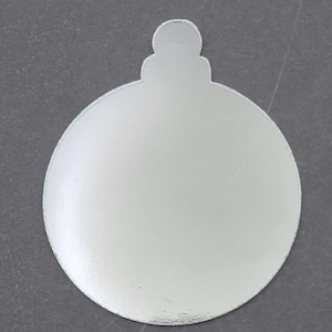 Clear One Large 96 COE Precut Glass Ornament Blanks Fusing Supplies 96COE Fusible