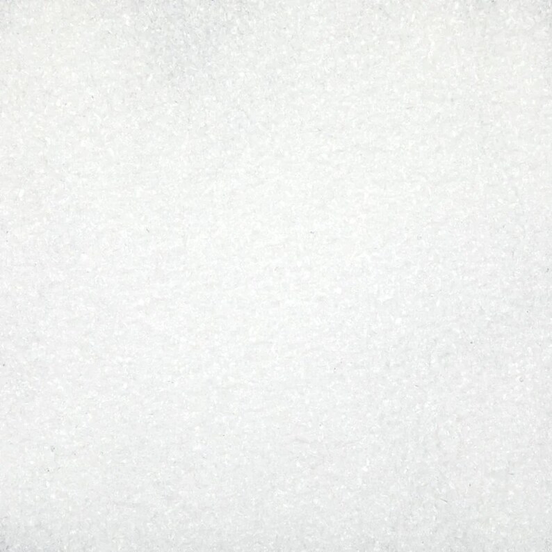 Four Pounds F2 200 White Opal FINE 96 COE Frit Jar Glass Fusing Supplies System 96 OGT Fusible image 2