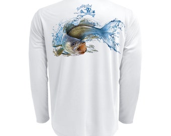 Rattlin Jack Tailing Redfish UV Fishing Shirt Men's Long Sleeve UPF 50 –  Rattlin Jack Sun Protection