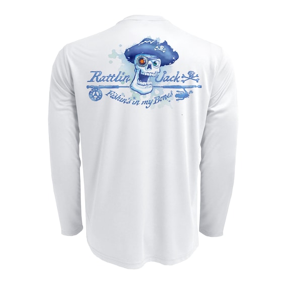 Rattlin Jack Skull Logo Fishing Shirt 