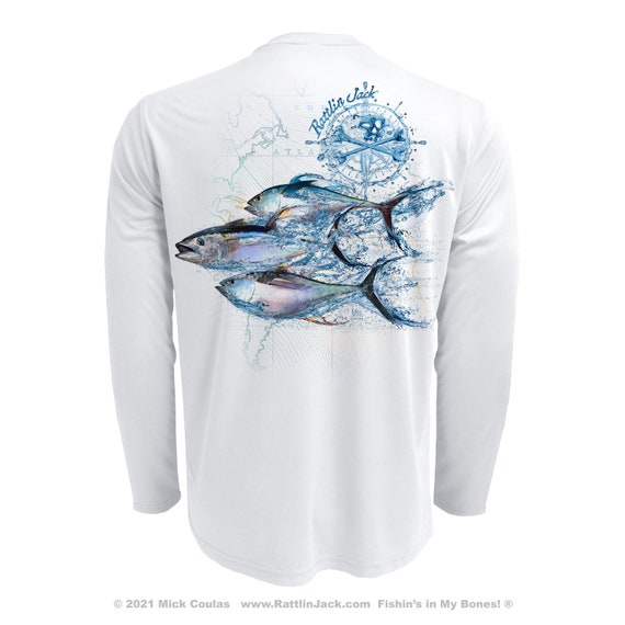 Men's Water Tuna UPF 50 Fishing Shirt Long Sleeve Performance -  Canada