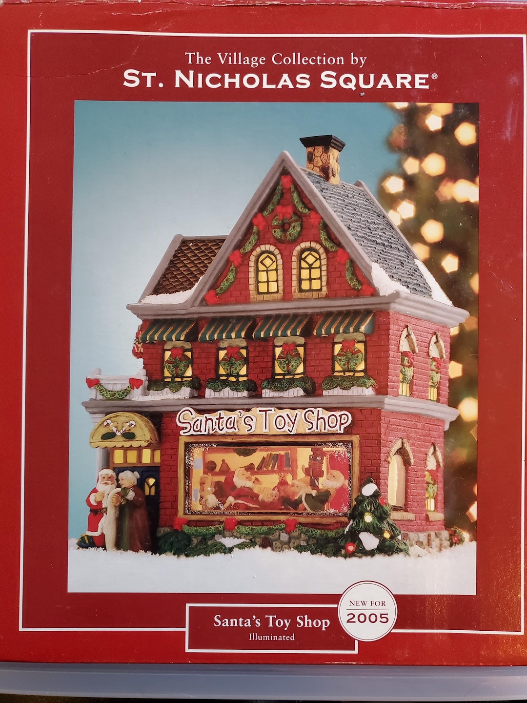 St. Nicholas Square Village Collection From Kohls Illuminated Santa's