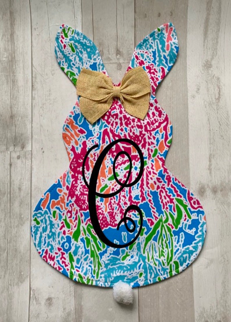 Personalized Lily Easter Bunny Mailbox Flag Spring Yard Etsy