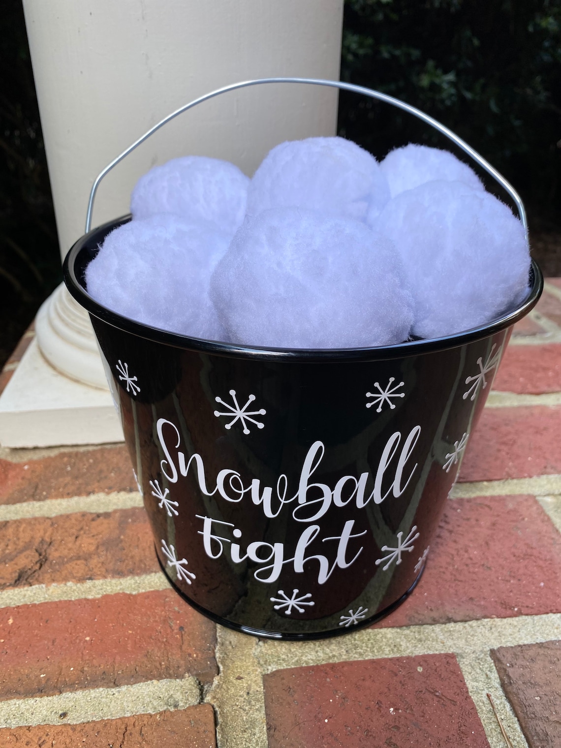 Snowball Fight Snowballs And Bucket Snowball Bucket Etsy snowball-fight-snowballs-and-bucket-snowball-bucket-etsy