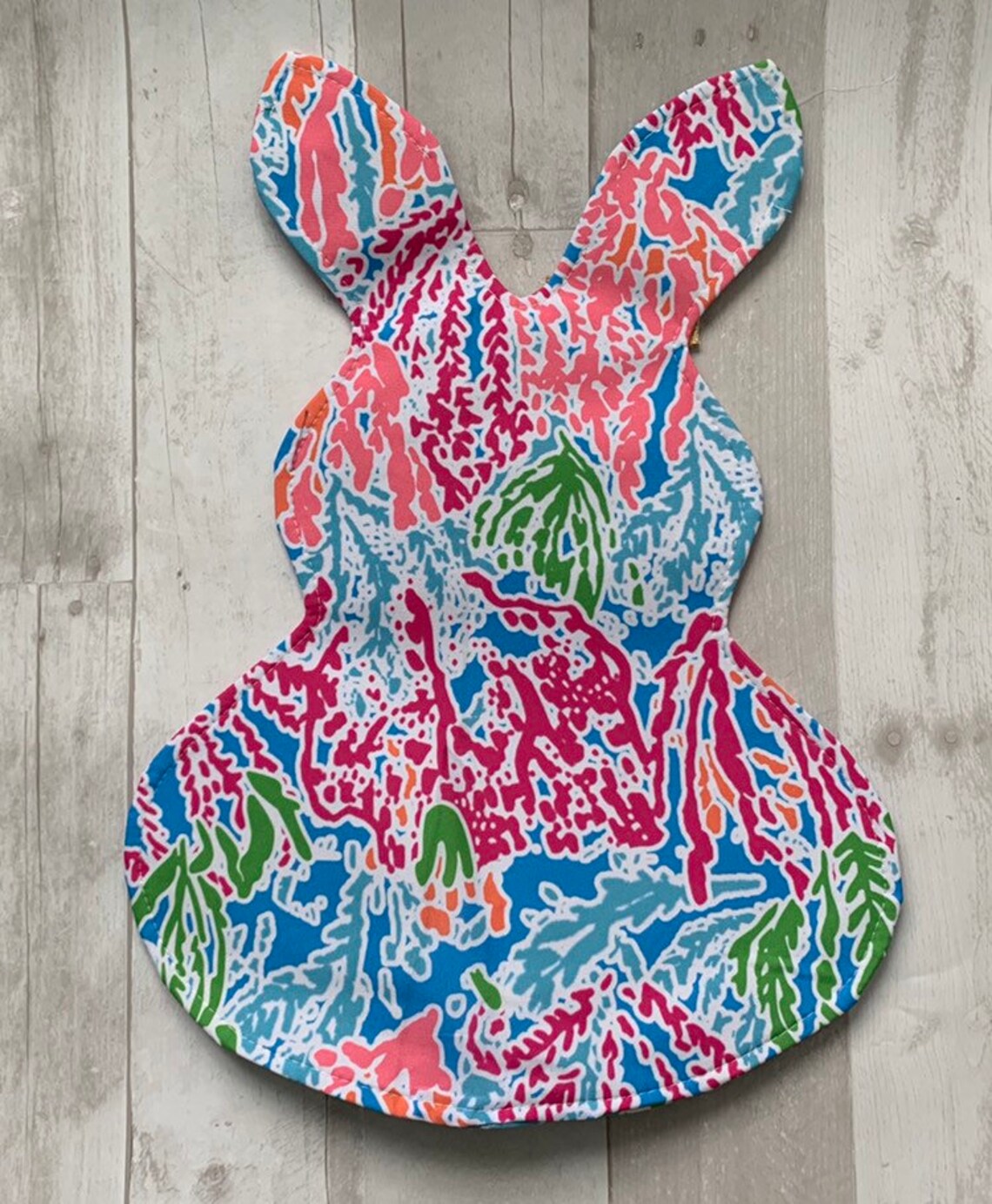 Personalized Lily Easter bunny mailbox flag Spring yard Etsy