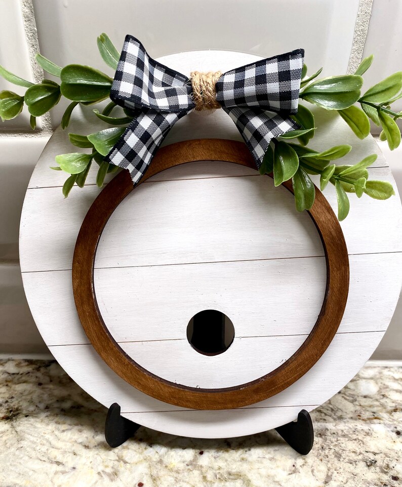 DIY Kit Seasonal Wood Sign Interchangeable Holiday Decor Etsy