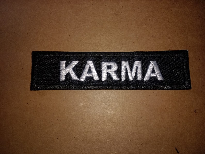 EMBROIDERED Custom Personalized Name Tape Patch Various Etsy