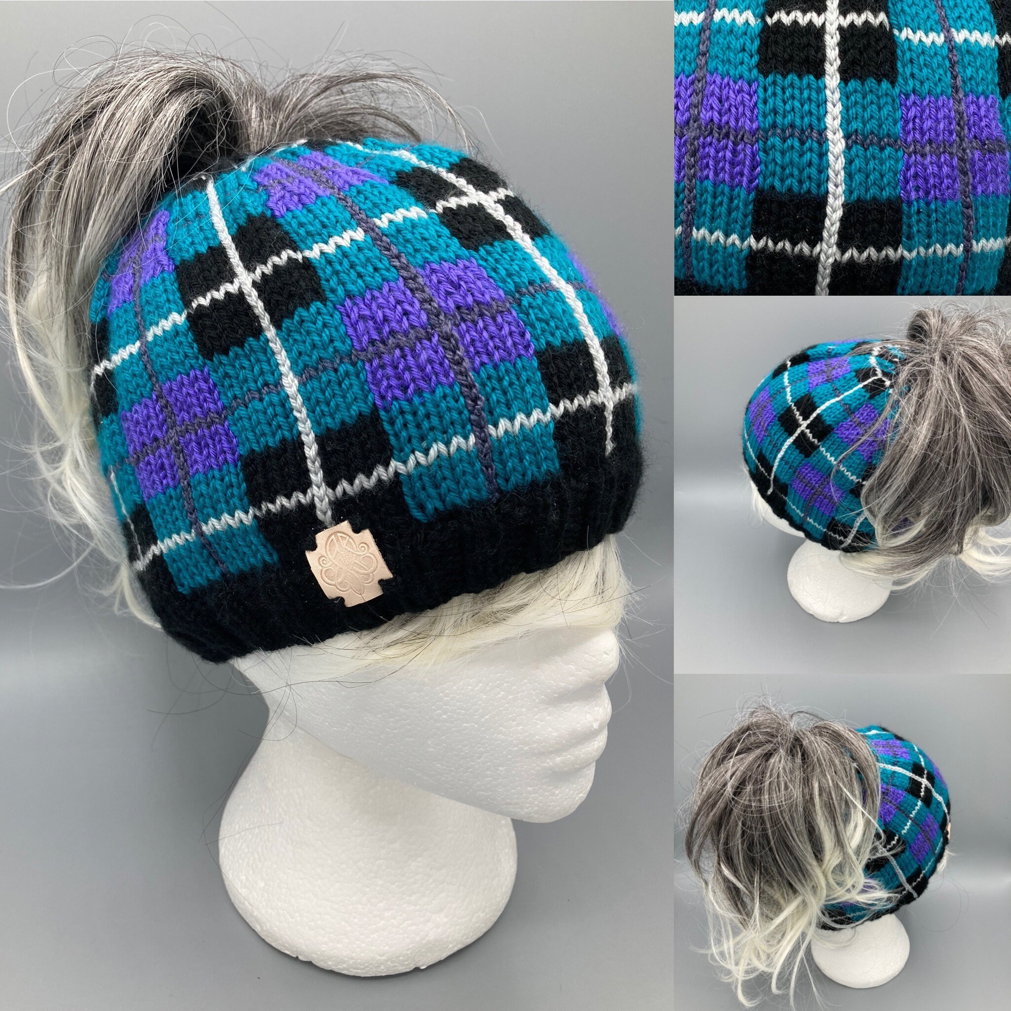 Tartan / Plaid Hat Knitting Pattern Etsy UK
