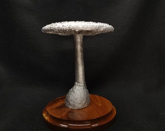 Large Amanita Lepidella Mushroom Cast in Aluminum