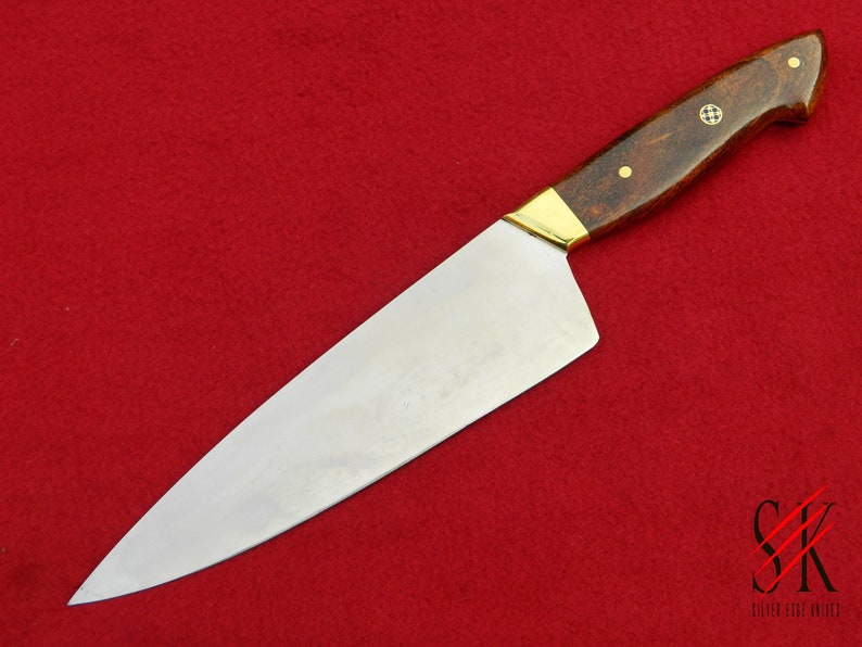 D2 Handmade Kitchen Chef Knife Cooking Carbon Tool Steel Knife Etsy