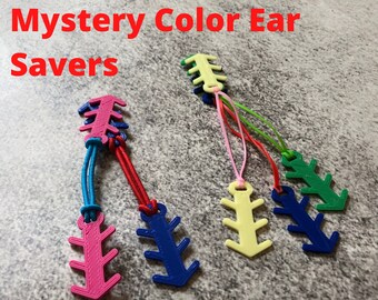 MYSTERY Color Ear Savers / Mask Straps / Mask Clips / Regular & Large Sizing / bulk discounted ear straps
