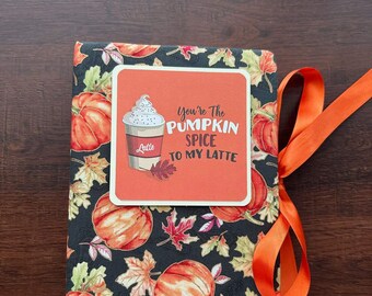 You're the pumpkin spice to my latte - beautiful autumn Thanksgiving photo album