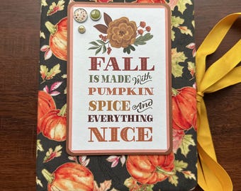 Handmade Fall Photo Album – Thanksgiving Memories Keepsake