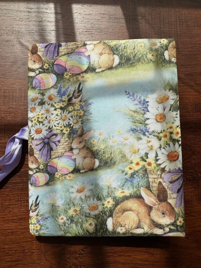 Happy Easter Handmade Photo Album, Scrapbook Memory book, Easter photo album image 10