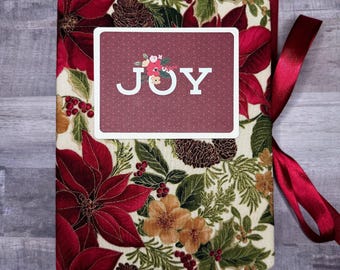 Handmade Christmas Photo Album – Floral Keepsake Memory Book
