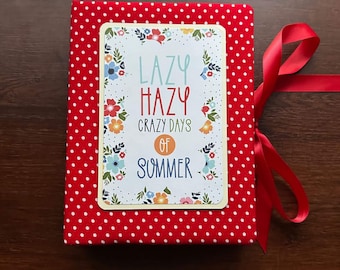 Lazy hazy crazy days of summer - bright photo album for your summer memories