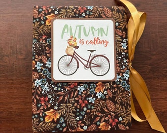 Handmade Autumn Photo Album - Botanical Theme