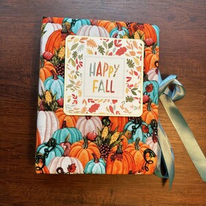 Happy fall - autumn, Thanksgiving photo album, fall memories, autumn gift, thanksgiving memories