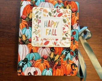 Handmade Fall Photo Album – Thanksgiving Memory Keepsake