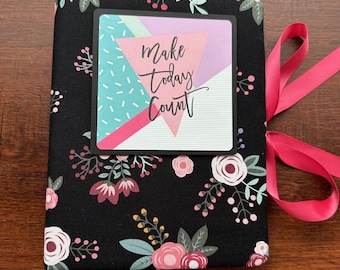 Handmade Floral Photo Album – Holds 28 Photos, Keepsake Memory Book