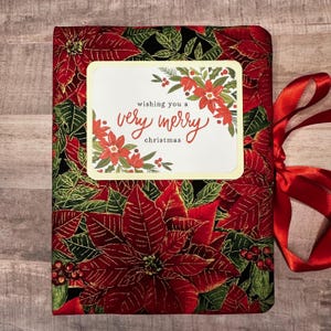Wishing you a very Merry Christmas - Christmas Photo Album, Christmas memory book, Christmas housewarming gift family gift