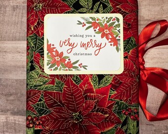 Handmade Christmas Photo Album - Holiday Memory Book