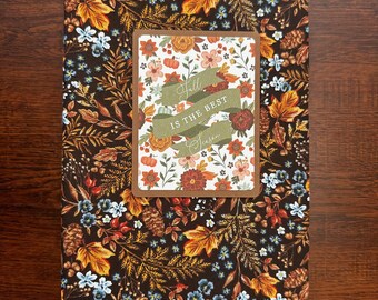 Handmade Autumn Photo Album – Thanksgiving Keepsake