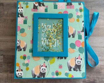 Yay! It's your day! - handmade memory book and photo album for kids birthday