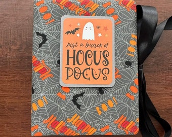 Handmade Halloween Photo Album – Hocus Pocus Keepsake