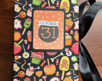Handmade Halloween Photo Album – Fall Memories Keepsake