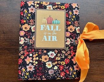 Handmade Fall Photo Album – Thanksgiving Memory Keepsake
