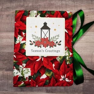 Season&#39;s Greetings - Christmas Photo Album, Christmas memory book, Christmas housewarming gift, Christmas family gift, gift for a Christmas