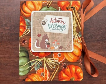 Autumn Blessings- beautiful autumn Thanksgiving photo album