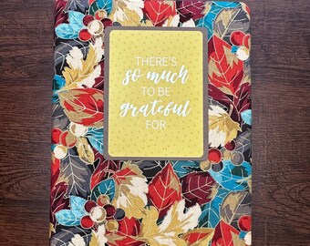 Handmade Thanksgiving Photo Album – Autumn Memories, Fall Gift