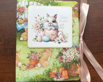 Handmade Easter Photo Album – Spring Memory Scrapbook